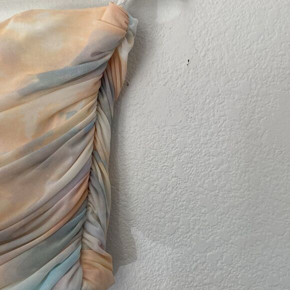 Zara Pastel Color Cloud Tulle Corset Top - Picture 6 of 9